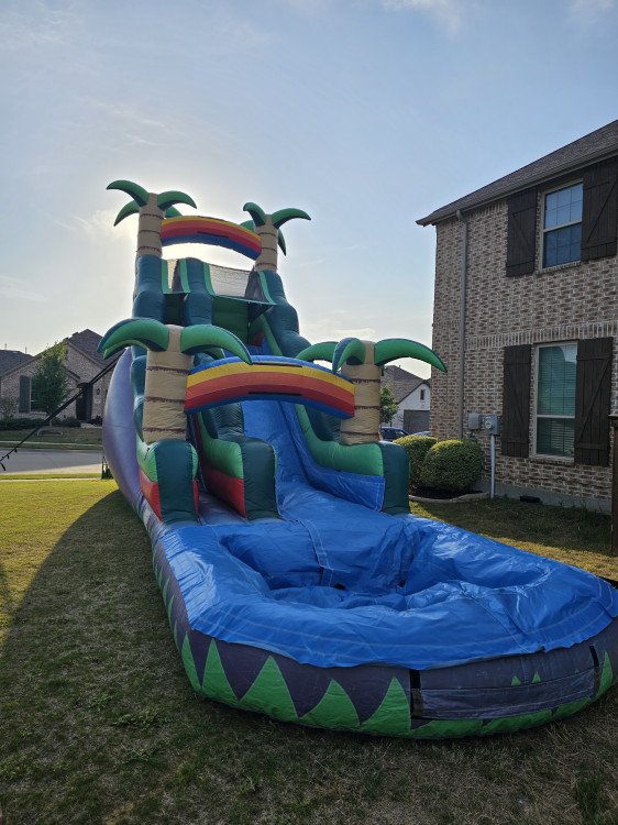 20 ft Tropical Waterslide